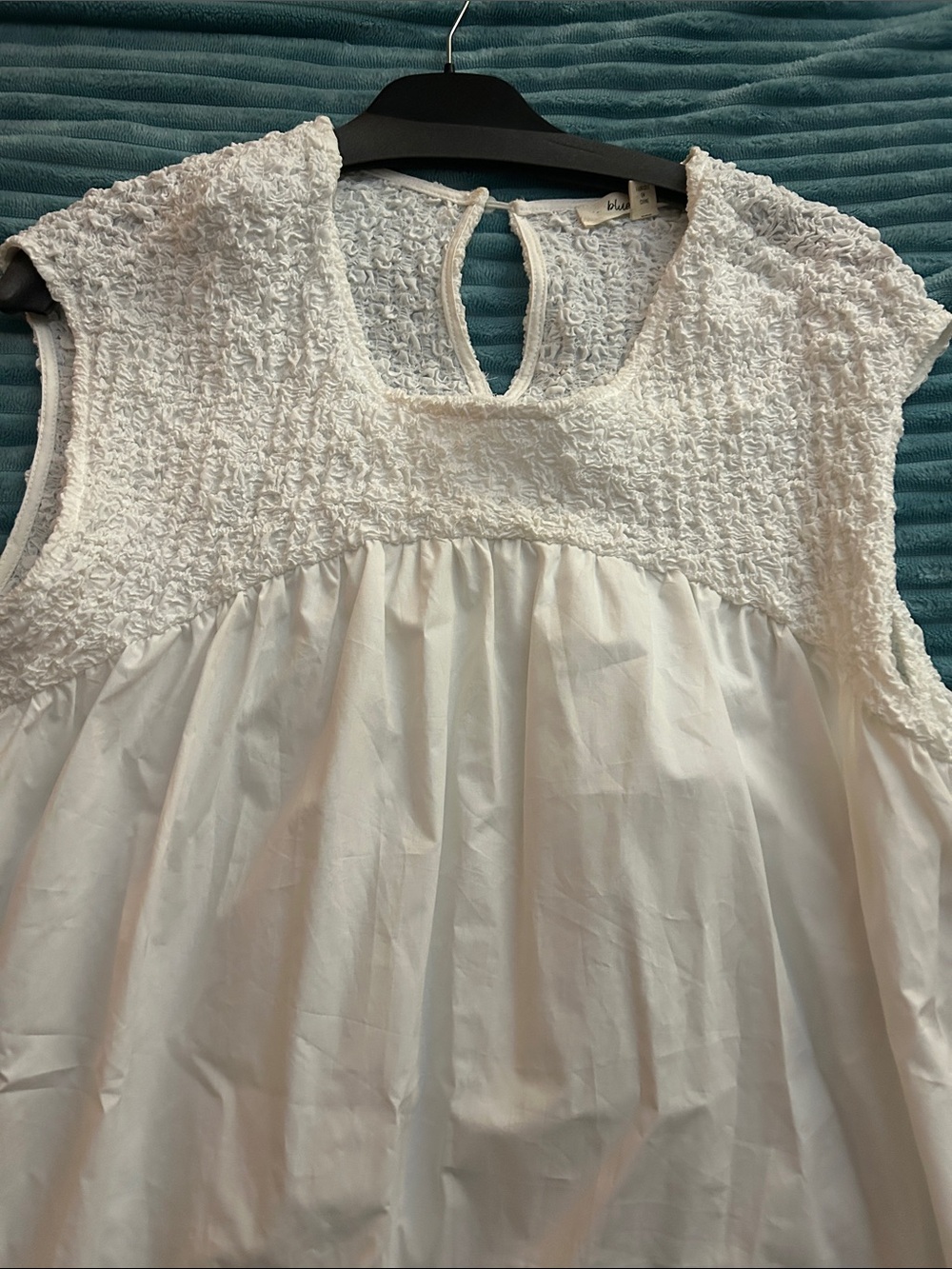 White Smocked dress - Picture 2 of 2